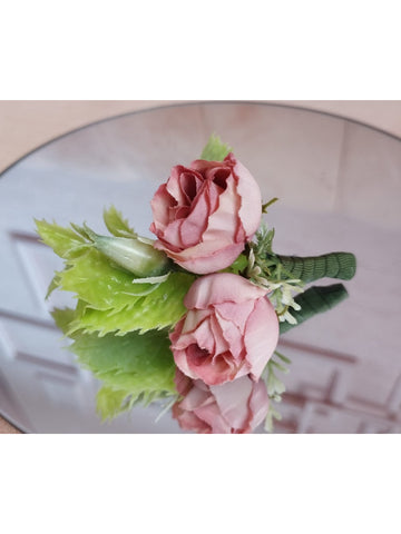 Lapela para Noivos Flores Casamento Broche 1un